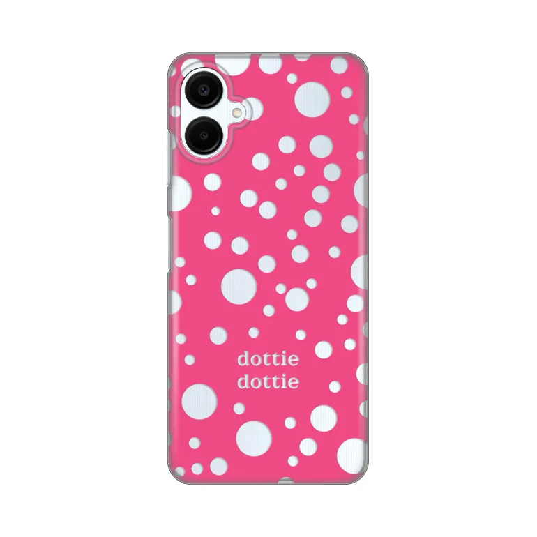 Torbica Silikonska Print Skin za Samsung A065F Galaxy A06 Dottie Dottie Pink
