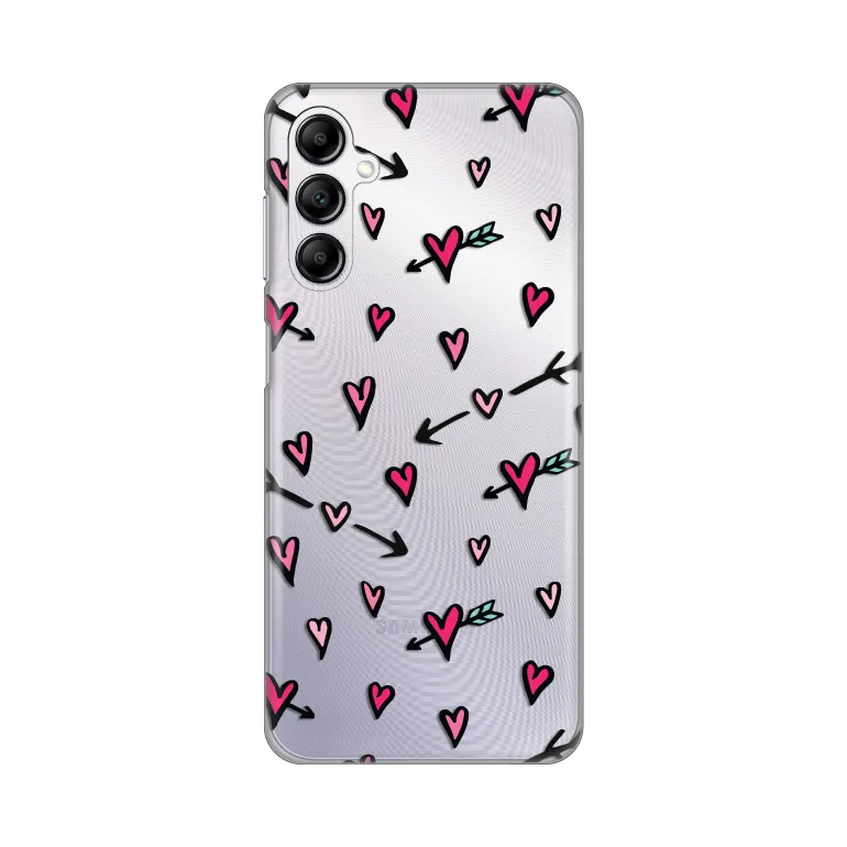 Torbica Silikonska Print Skin za Samsung A145R Galaxy A14 4G Heart Pattern