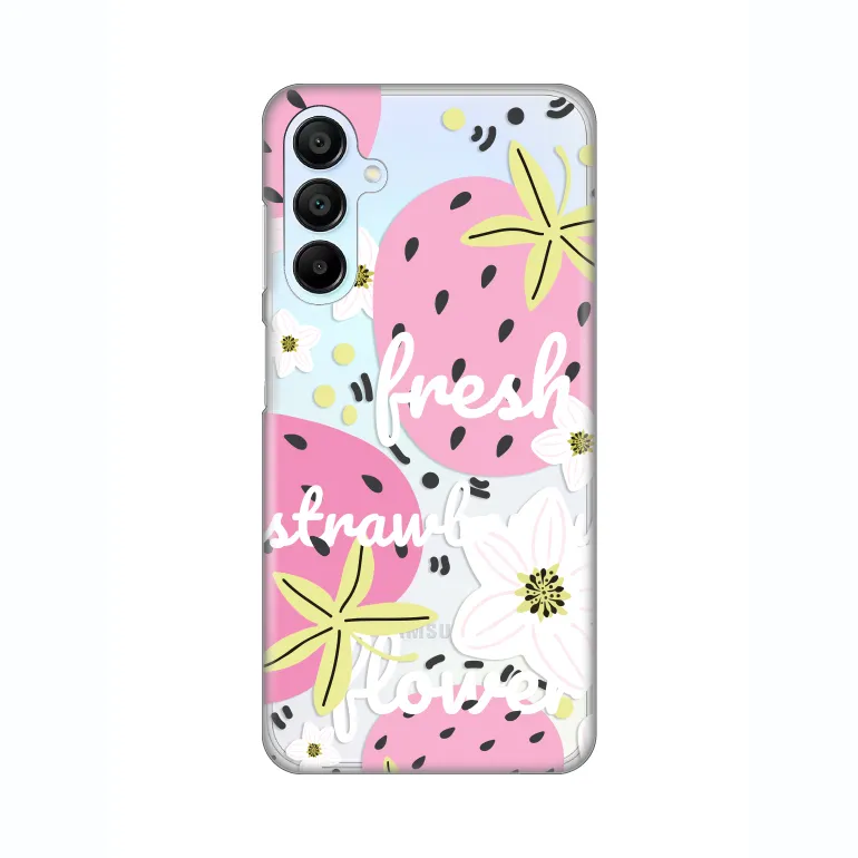 Torbica Silikonska Print Skin za Samsung A156B Galaxy A15 5G Fresh Pink