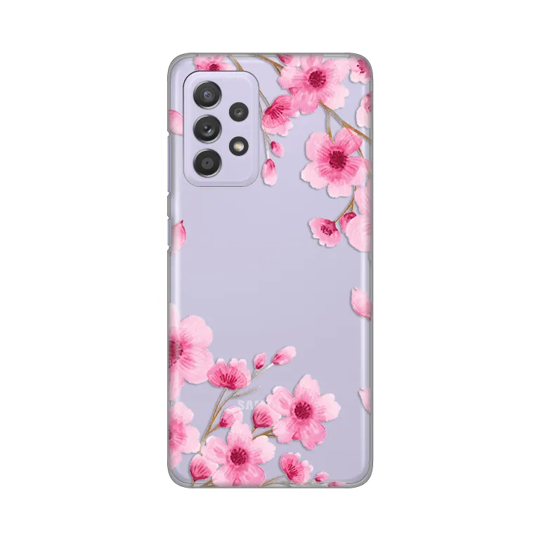 Torbica Silikonska Print Skin za Samsung A525F/A526B/A528B Galaxy A52 4G/A52 5G/A52s 5G Rose Flowers