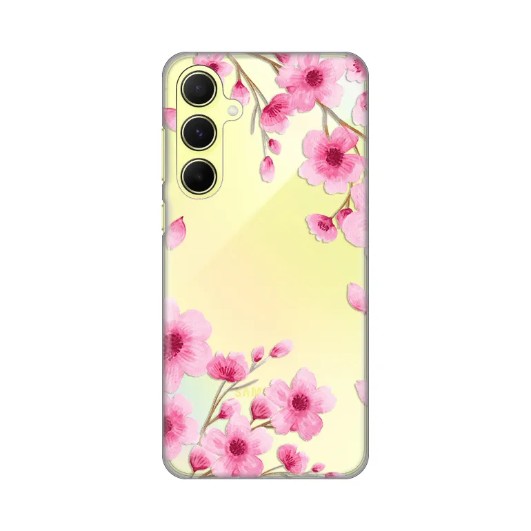 Torbica Silikonska Print Skin za Samsung A556B Galaxy A55 5G Rose Flowers