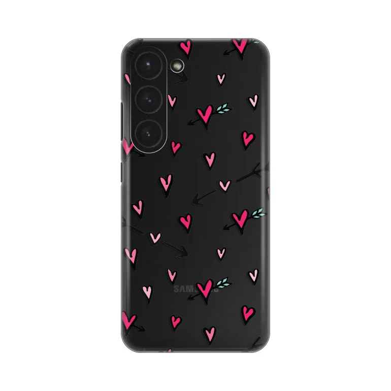 Torbica Silikonska Print Skin za Samsung S911B Galaxy S23 Heart Pattern