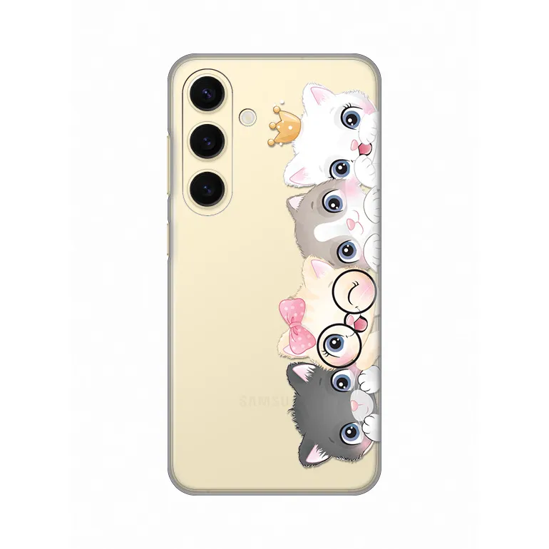 Torbica Silikonska Print Skin za Samsung S921B Galaxy S24 Cats