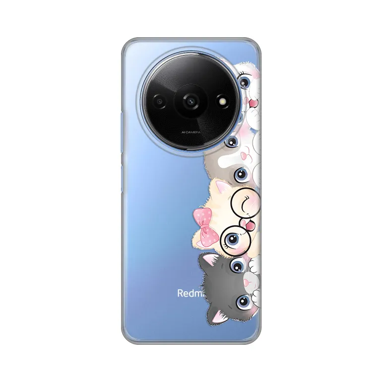 Torbica Silikonska Print Skin za Xiaomi Redmi A3 Cats