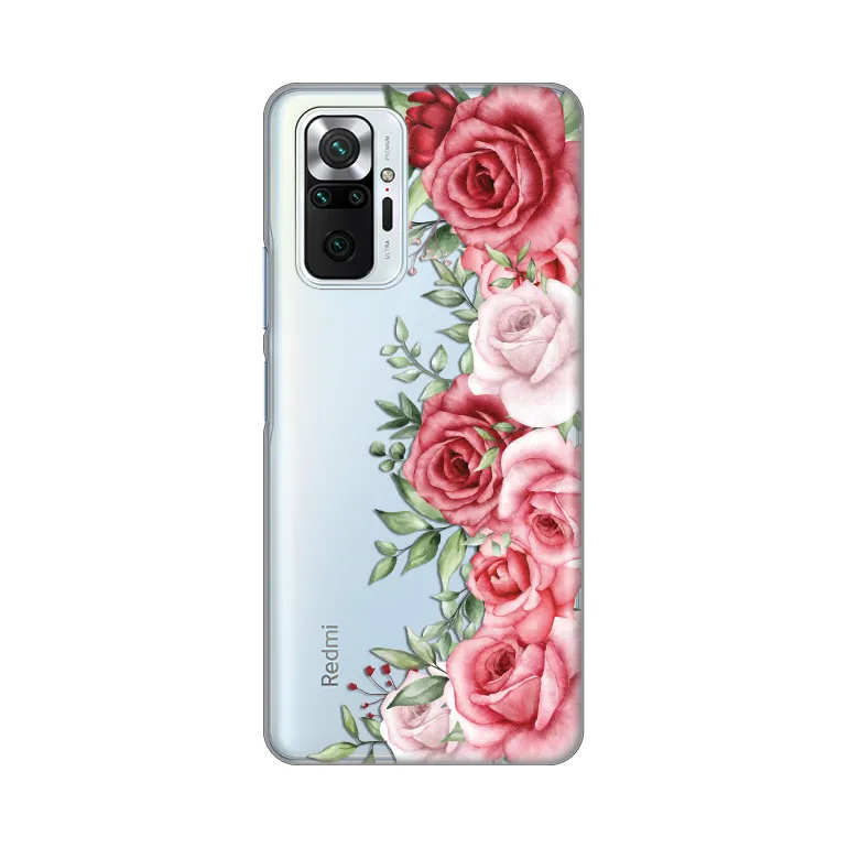 Torbica Silikonska Print Skin za Xiaomi Redmi Note 10 Pro/10 Pro Max Wild Roses