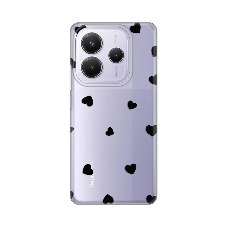 Torbica Silikonska Print Skin za Xiaomi Redmi Note 14 5G Hearts