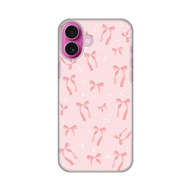 Torbica Silikonska Print za iPhone 16 Plus 6.7 Bow