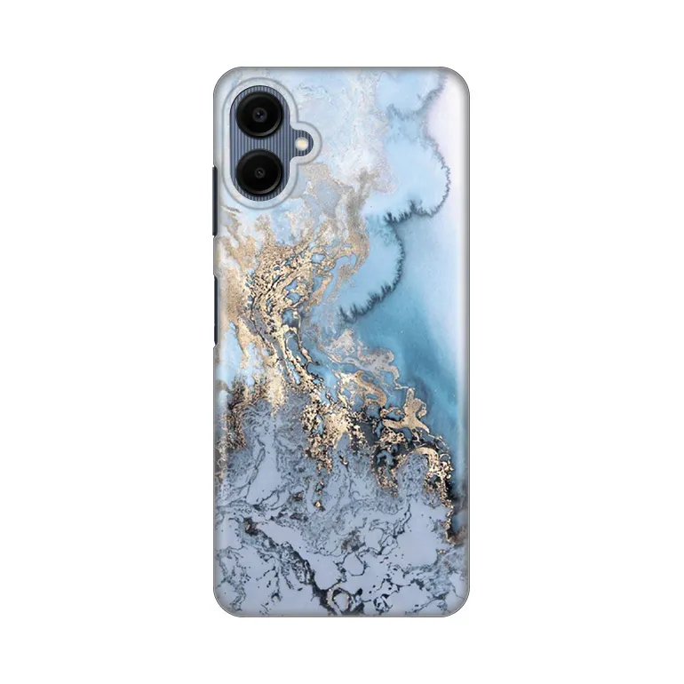 Torbica Silikonska Print za Samsung A065F Galaxy A06 Blue Gold Marble