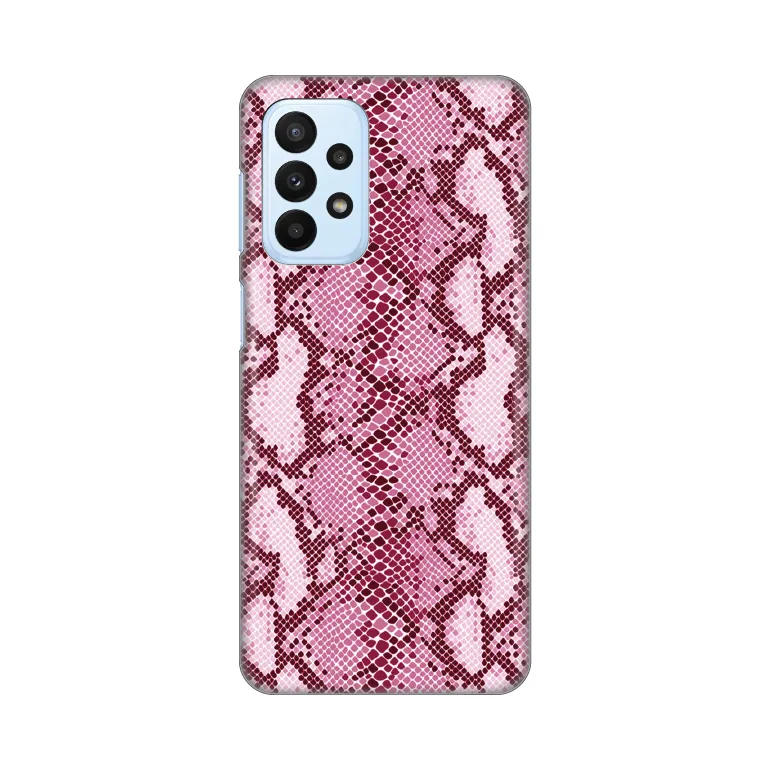 Torbica Silikonska Print za Samsung A235F Galaxy A23 4G/5G Pink Snake