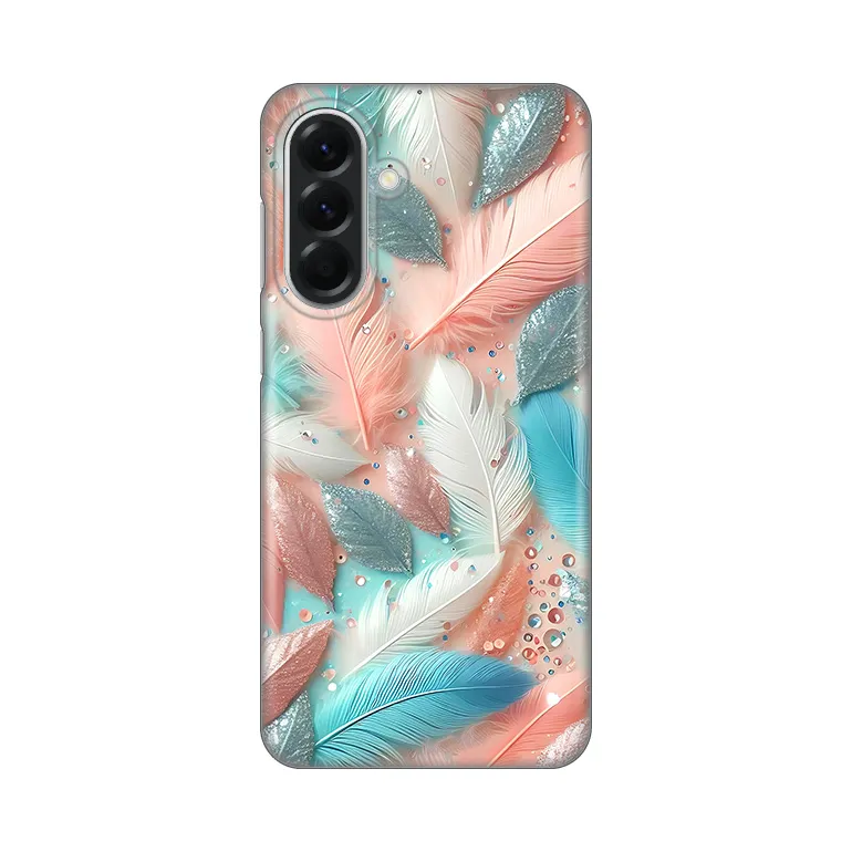 Torbica Silikonska Print za Samsung A566B Galaxy A56 5G Pastel Feathers