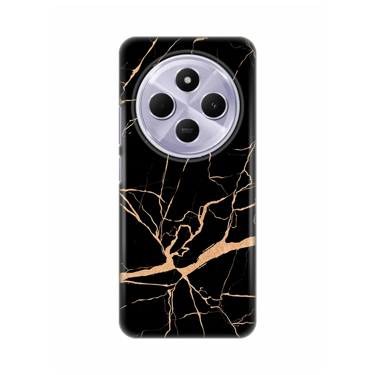 Torbica Silikonska Print za Xiaomi Redmi 14C/Redmi A4 All Black