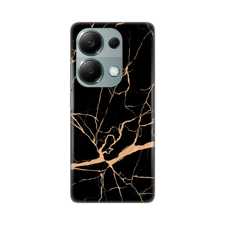 Torbica Silikonska Print za Xiaomi Redmi Note 13 Pro 4G All Black