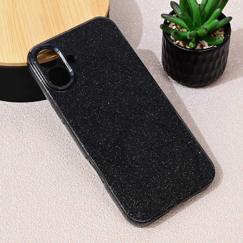Torbica Sparkle Dust za iPhone 16 Plus 6.7 crna