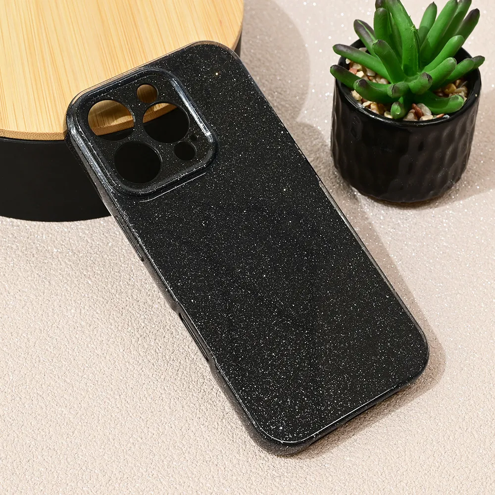 Torbica Sparkle Dust za iPhone 16 Pro 6.3 crna