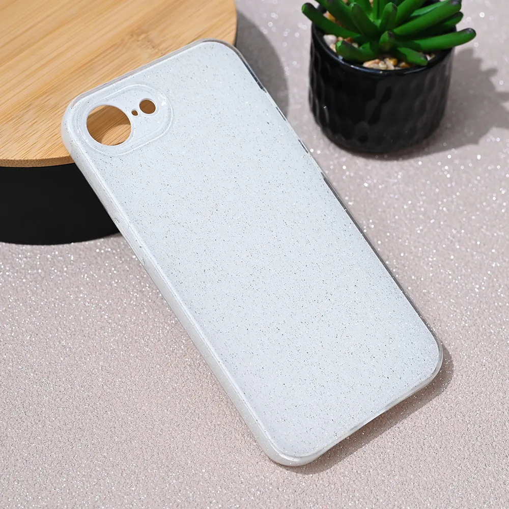 Torbica Sparkle Dust za iPhone 16E 6.1 bela