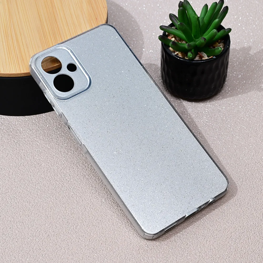 Torbica Sparkle Dust za Samsung A065F Galaxy A06 5G srebrna