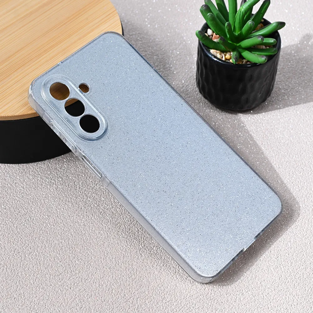 Torbica Sparkle Dust za Samsung A266B Galaxy A26 5G srebrna