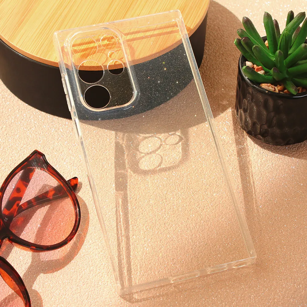 Torbica Sparkle Dust za Samsung S908B Galaxy S22 Ultra 5G transparent