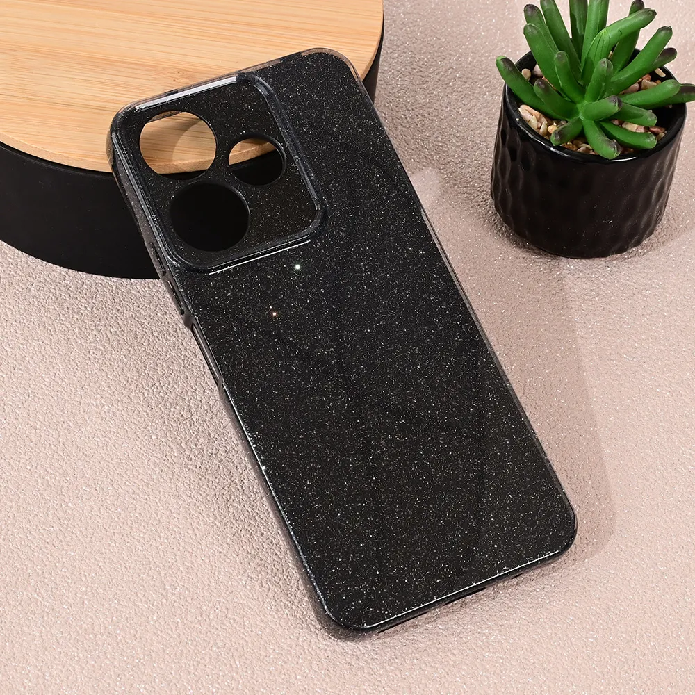 Torbica Sparkle Dust za Xiaomi Redmi 13 4G crna