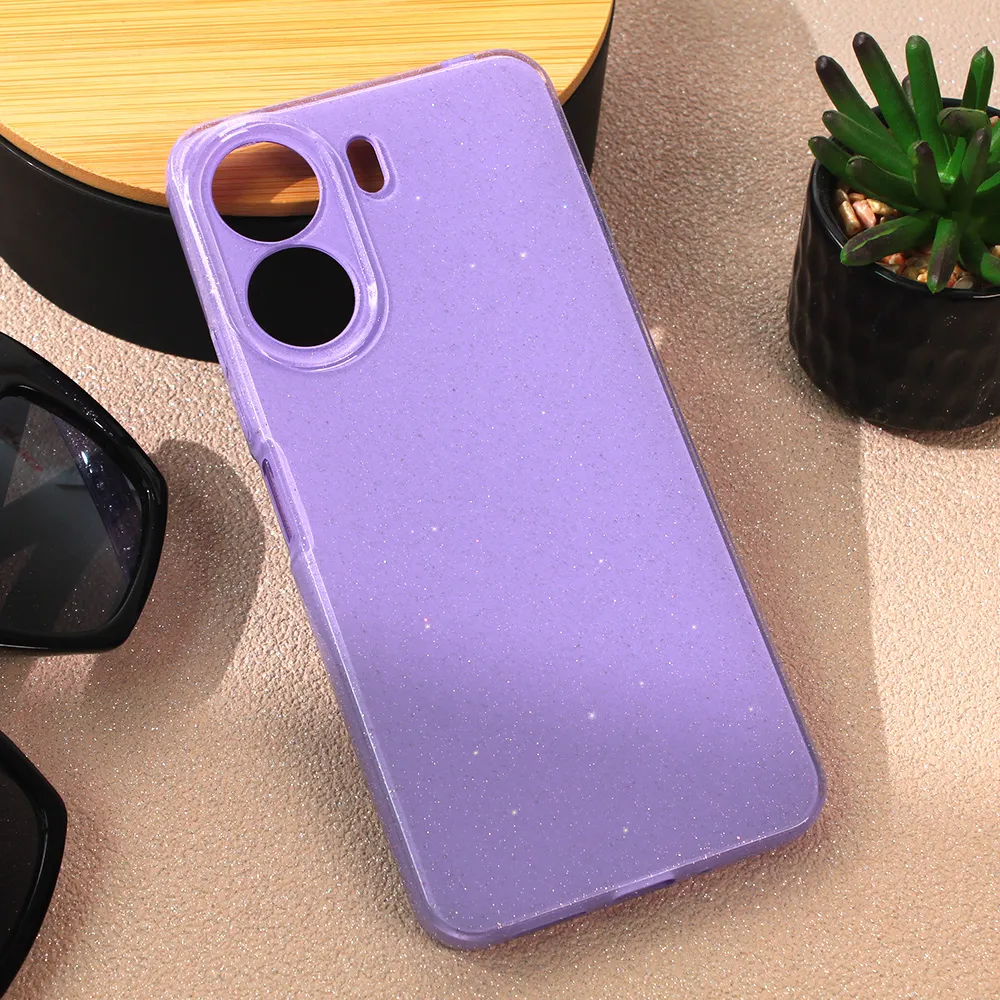 Torbica Sparkle Dust za Xiaomi Redmi 13C ljubicasta