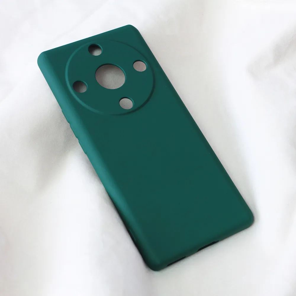 Torbica Teracell Soft Velvet za Honor Magic 5 Lite tamno zelena