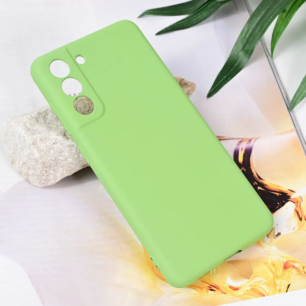 Torbica Teracell Soft Velvet za Samsung G990 Galaxy S21 FE zelena