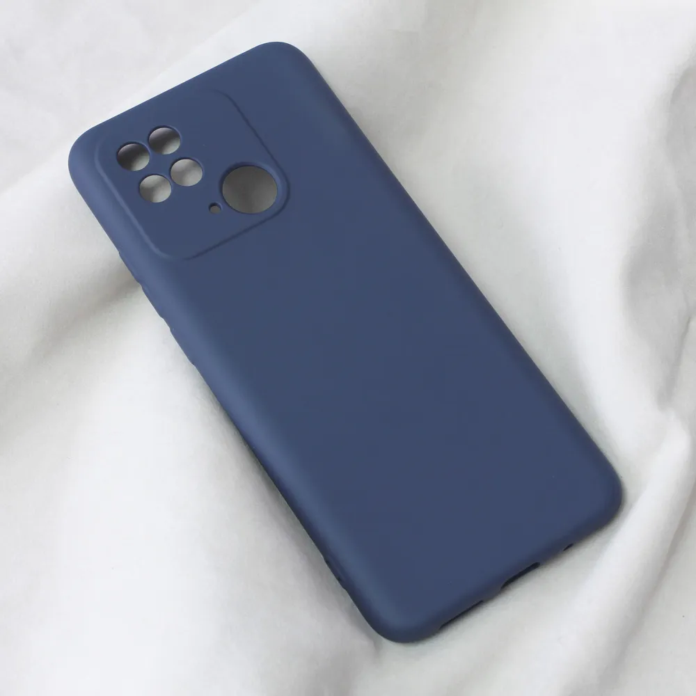 Torbica Teracell Soft Velvet za Xiaomi Redmi 10C tamno plava