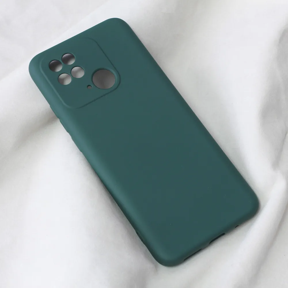 Torbica Teracell Soft Velvet za Xiaomi Redmi 10C tamno zelena