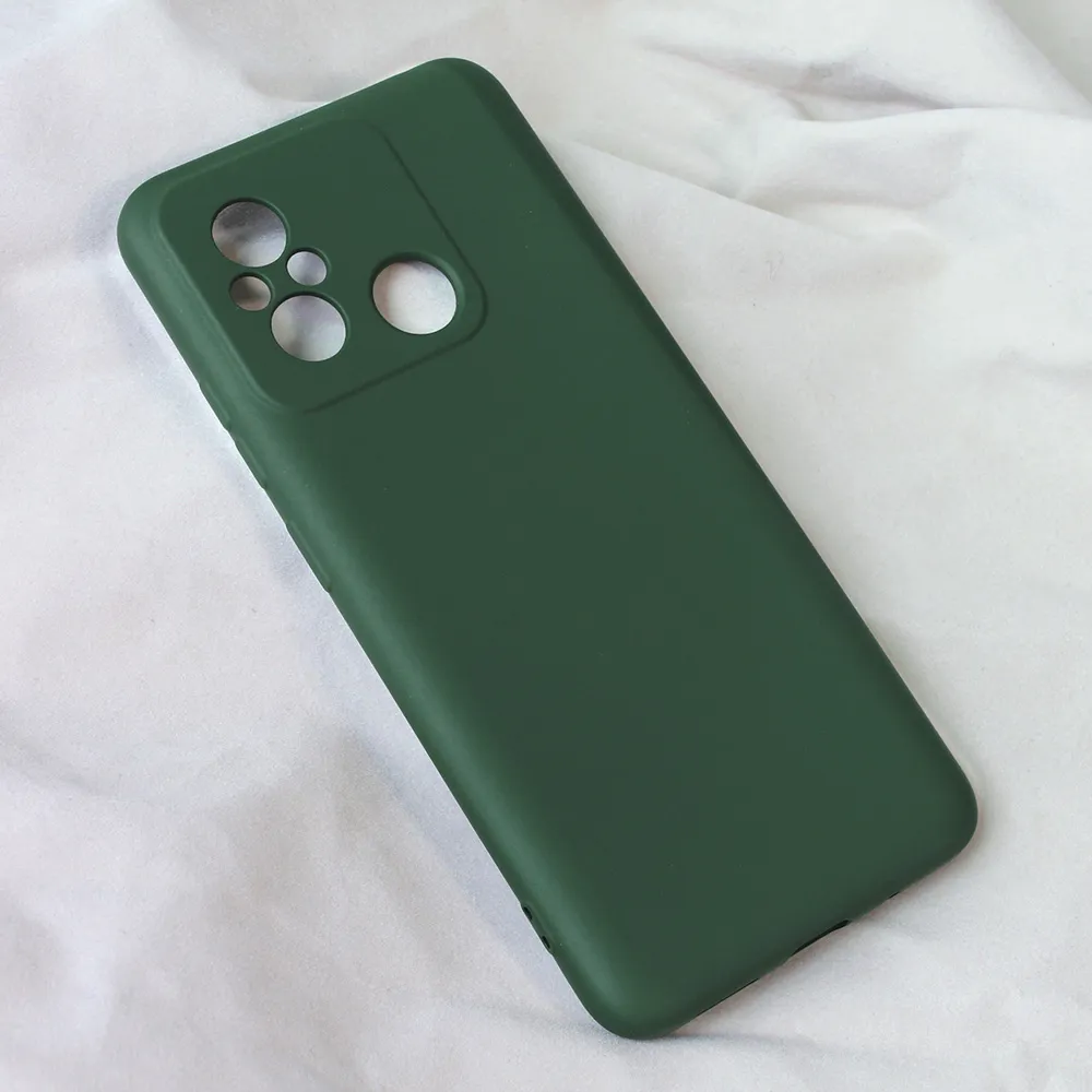 Torbica Teracell Soft Velvet za Xiaomi Redmi 12C tamno zelena
