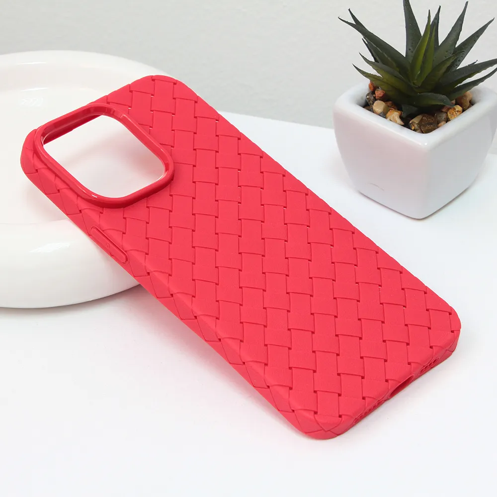 Torbica Weave case za iPhone 14 Pro Max 6.7 crvena
