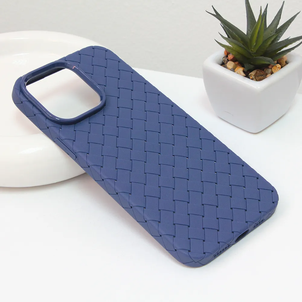 Torbica Weave case za iPhone 14 Pro Max 6.7 plava