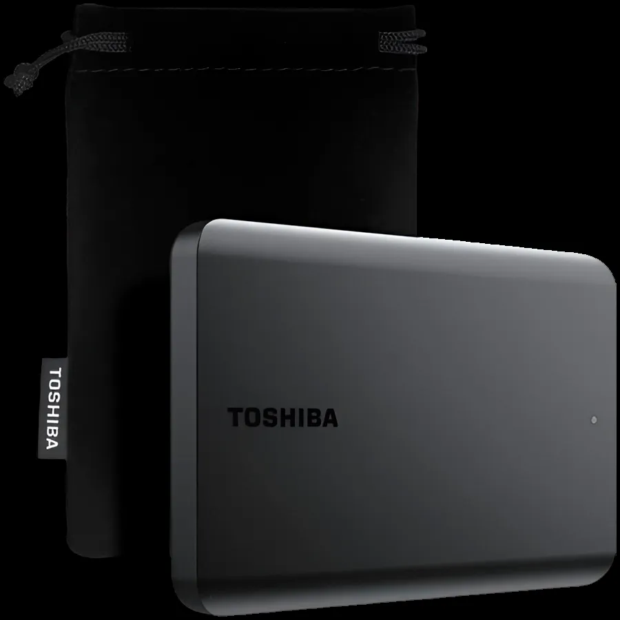 TOSHIBA External Hard Drive Canvio Basics Excl (2.5  2TB/ USB3.2 Gen 1/ Black)