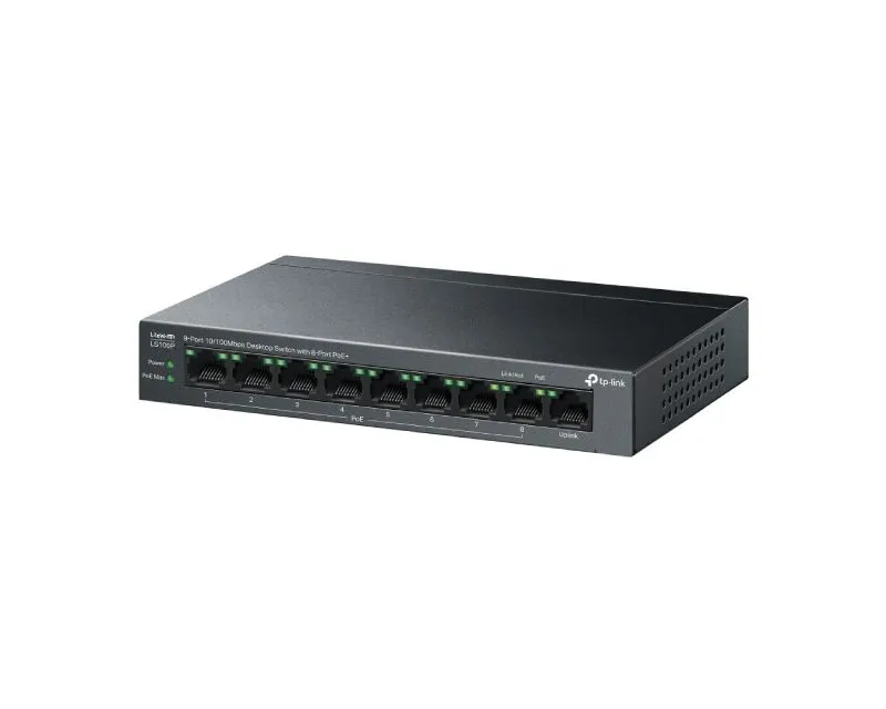 TP LINK LS109P 9-port 10/100Mbps Desktop switch
