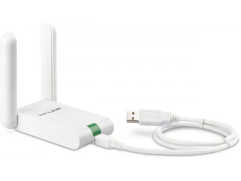 TP LINK Wi-Fi USB Adapter 300Mbps High Gain, USB kabl, WPS dugme, 2xeksterna antena - TL-WN822N