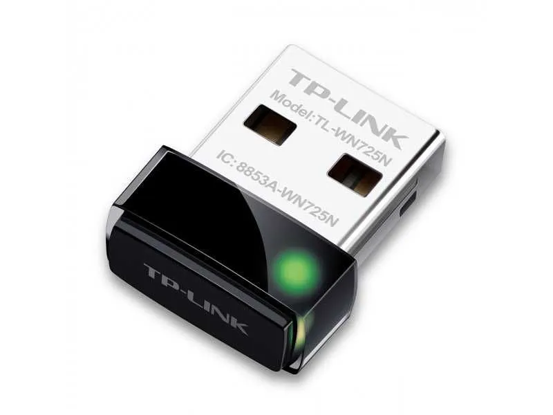TP LINK Wi-Fi USB Adapter Nano size, USB 2.0, 1x interna antena - TL-WN725N