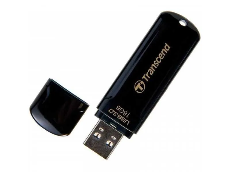 TRANSCEND 16GB Jet Flash TS16GJF700 USB 3.0 Black