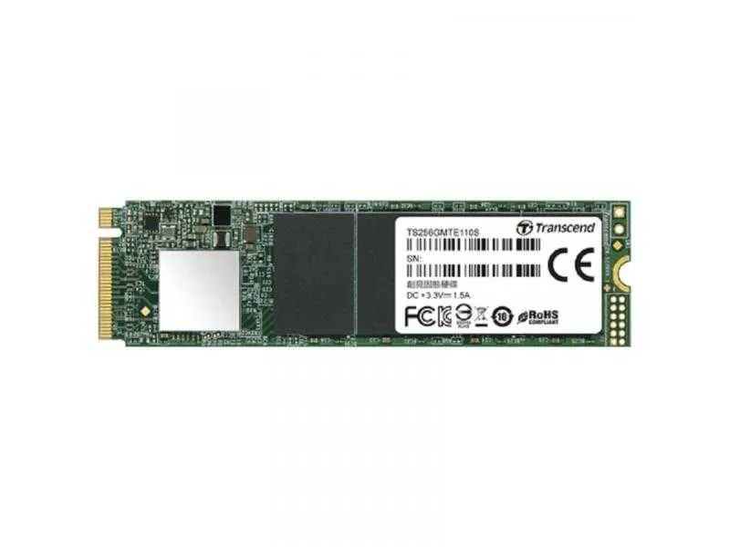 TRANSCEND M.2 256GB SSD NVMe 2280/ (PCIe Gen3x4)/ 3D TLC/ DRAM-less/ Read 1/800 MB/s/ Write 1/500 MB/s 3922218929