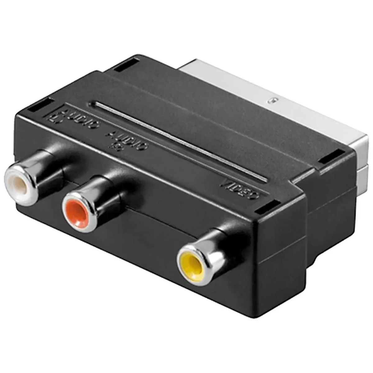 TRANSMEDIA Scart prelaz na 3 x RCA (činč), sa prekidačem - V 49 S