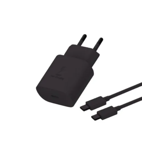 TRANYOO Kućni punjač T-SA2C 25WPD+KABL Type-C na Type-C 60W/ crna