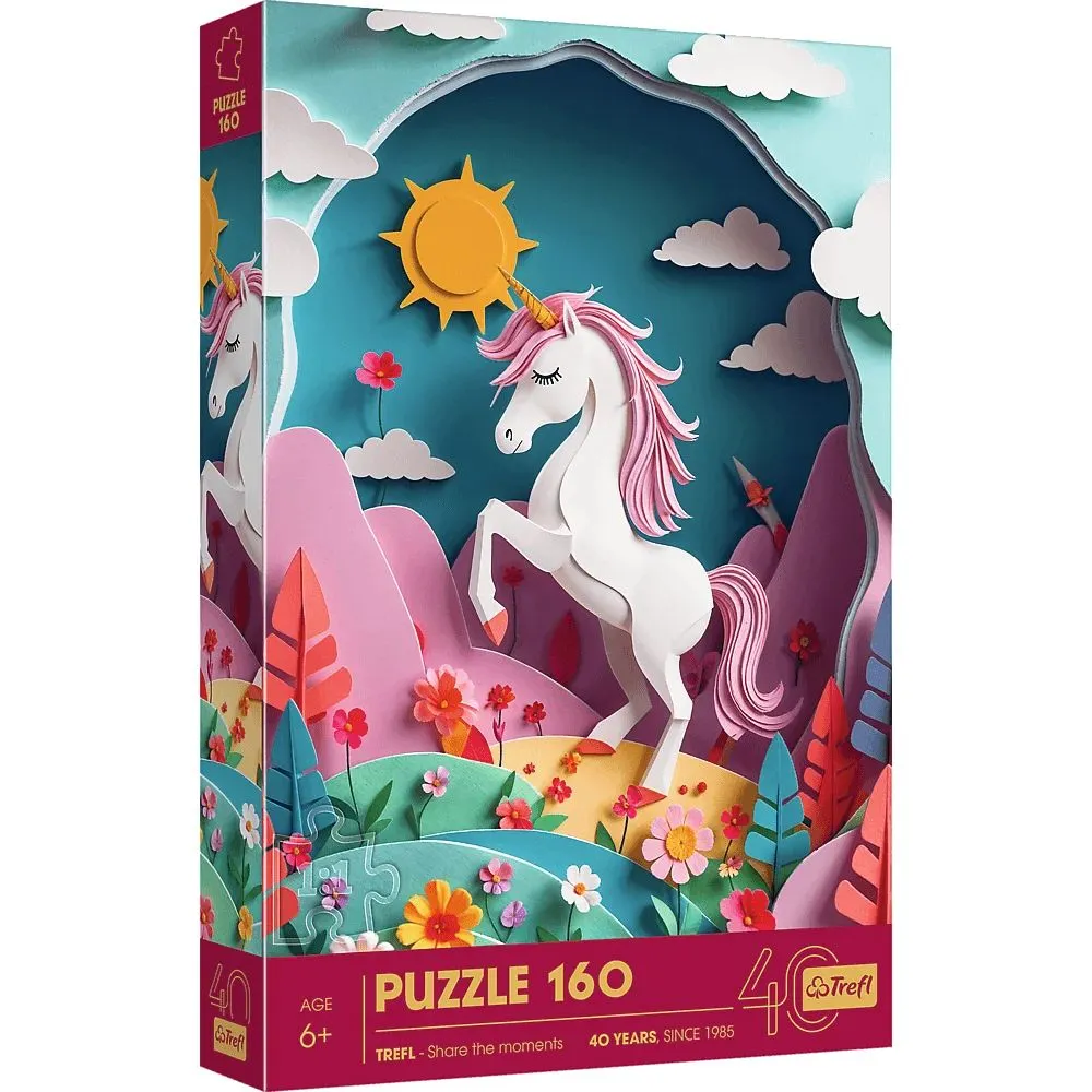 TREFL 3D puzzle 40th anniversary of Trefl - Unicorn 40047 - 160 delova