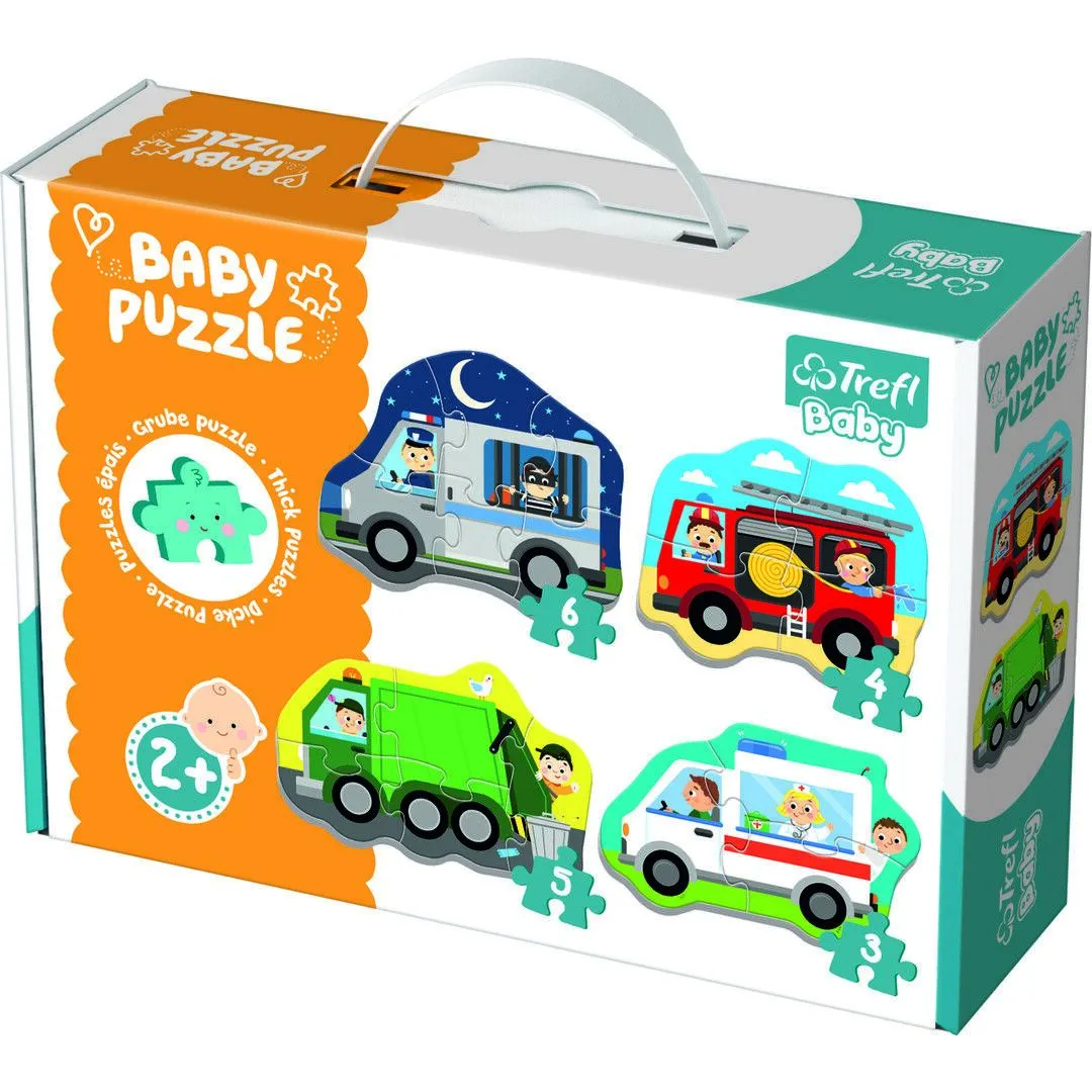 TREFL Puzzle baby jobes -  4 puzzle (3,4,5,6 delova)