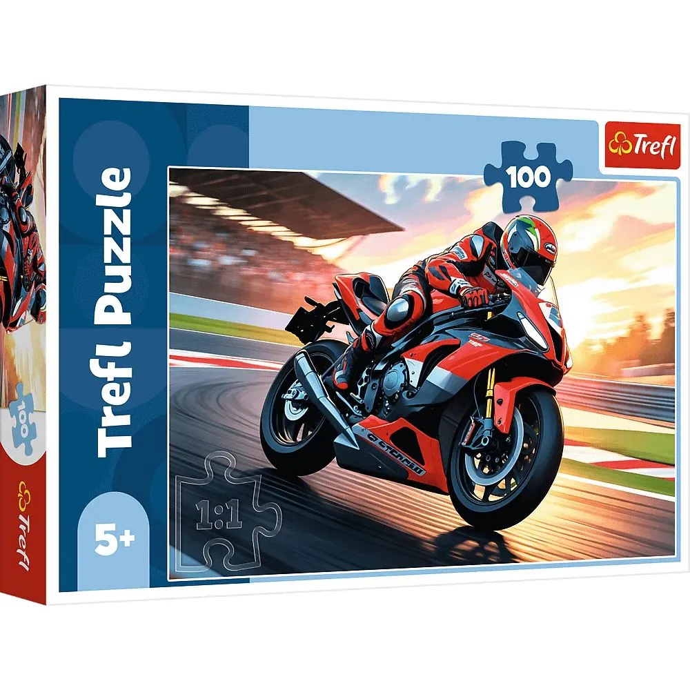 TREFL Puzzle Brzi motocikli - 100 delova