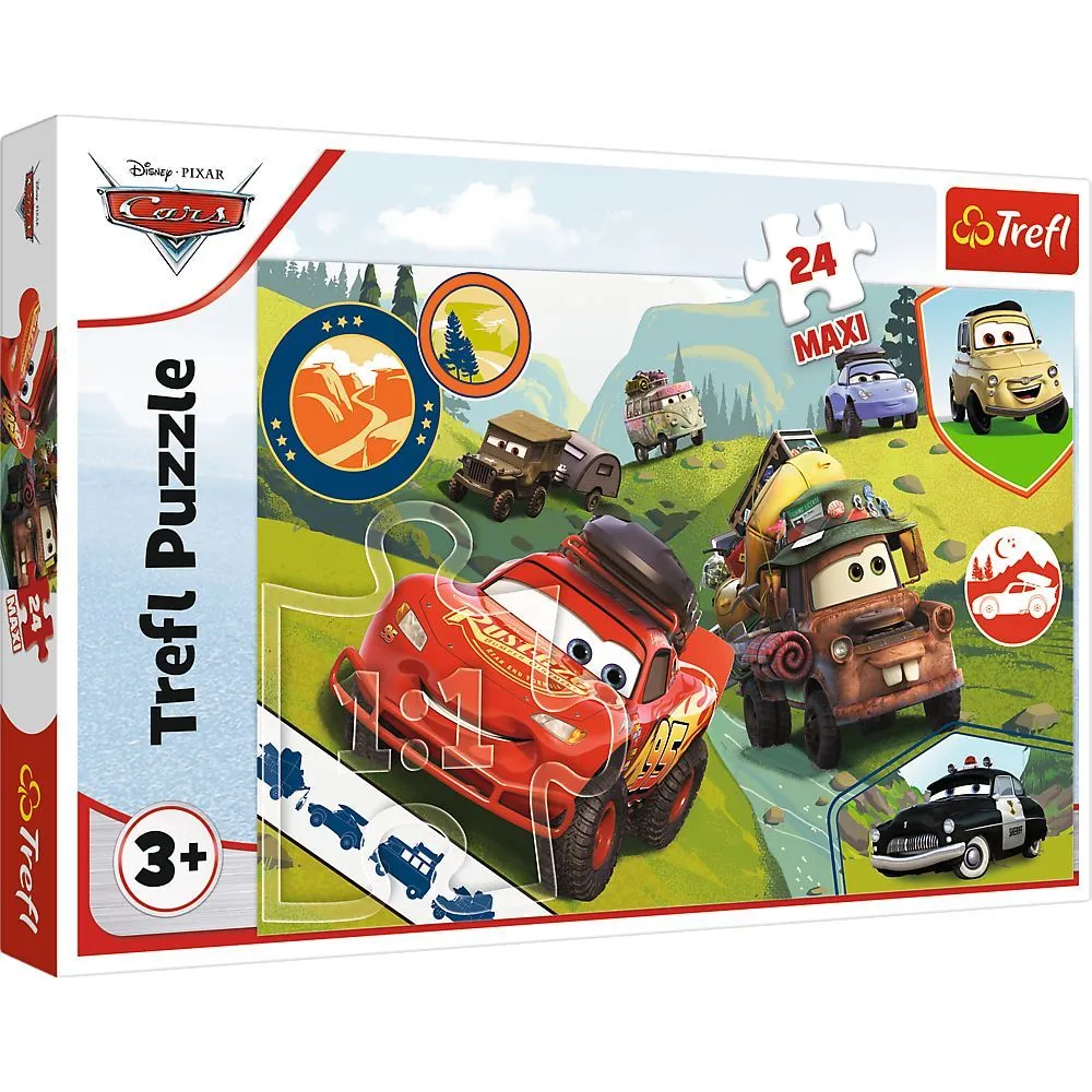TREFL Puzzle Cars - 24 dela