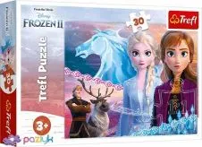 TREFL Puzzle Disney Frozen II Hrabre sestre - 30 delova