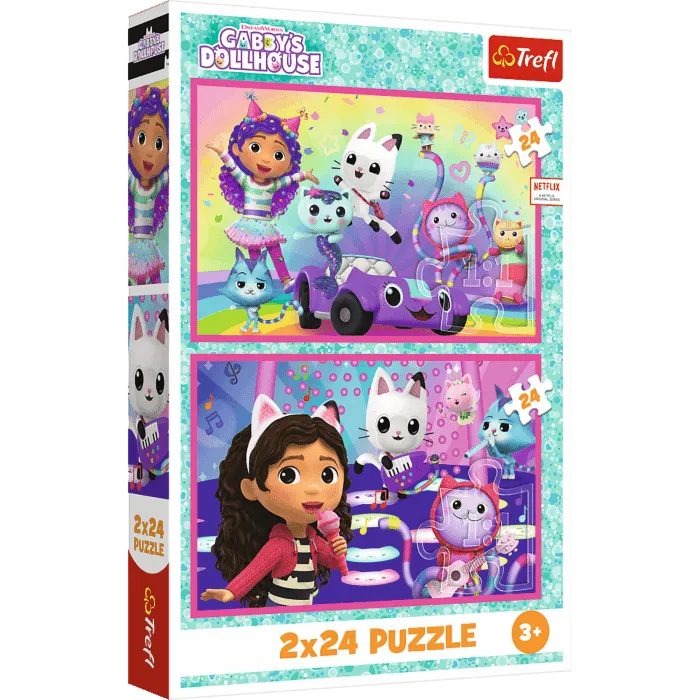 TREFL Puzzle Fun with Gabby - 2x24 dela