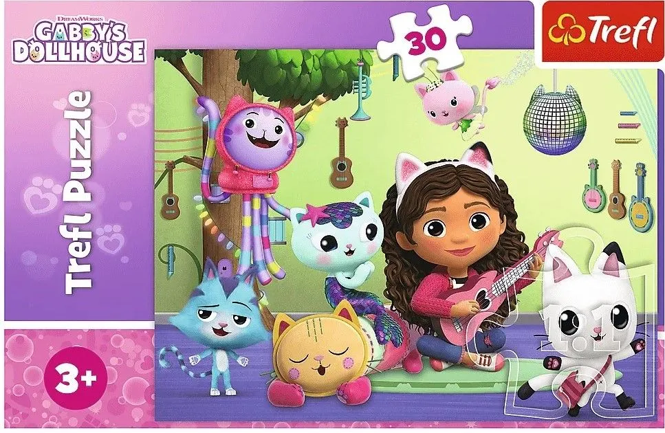 TREFL Puzzle Gabby Dollhouse - 30 delova