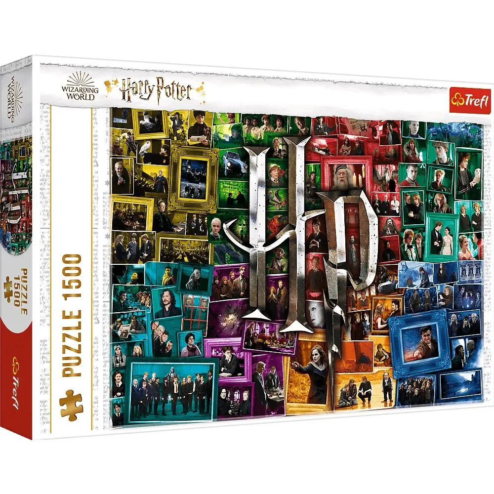 TREFL Puzzle Harry Potter: Through the Films 26185 - 1.500 delova