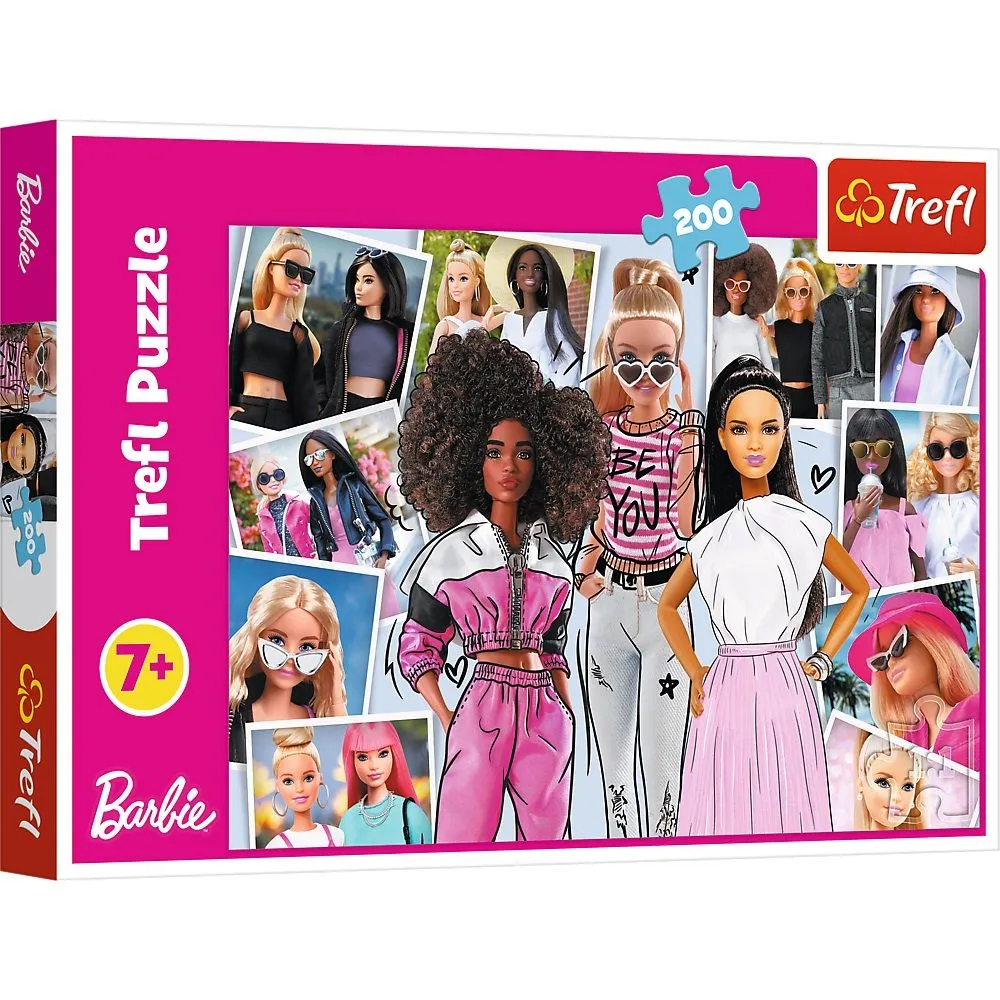 TREFL Puzzle In the world of Barbie - 200 delova