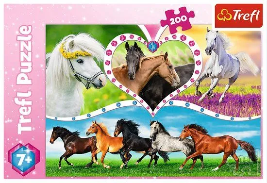 TREFL Puzzle Konji - 200 delova