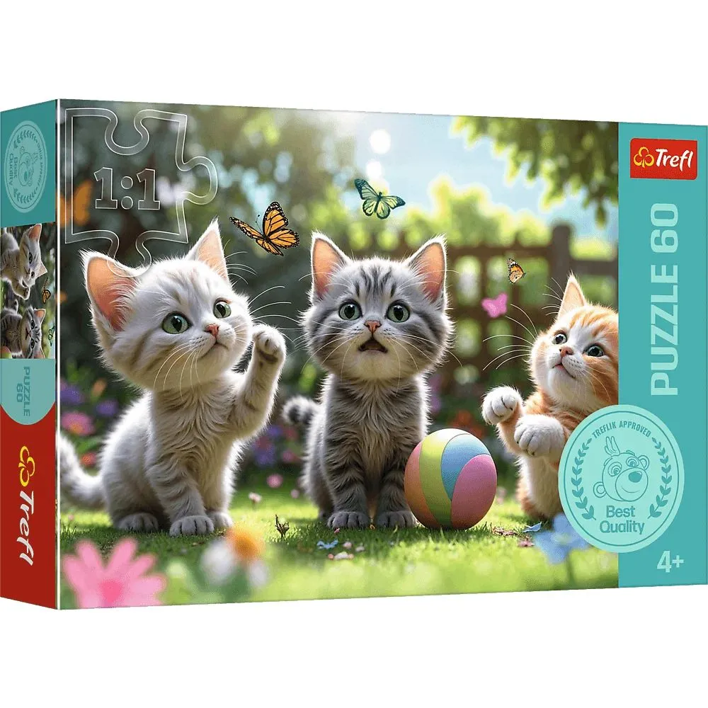TREFL Puzzle Male mace - 60 delova